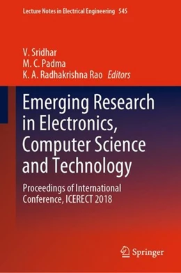 Abbildung von Sridhar / Padma | Emerging Research in Electronics, Computer Science and Technology | 1. Auflage | 2019 | beck-shop.de