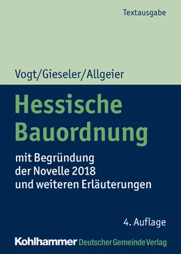 Abbildung von Vogt / Gieseler | Hessische Bauordnung | 4. Auflage | 2025 | beck-shop.de
