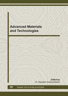 Abbildung von Kolisnychenko | Advanced Materials and Technologies I | 1. Auflage | 2019 | beck-shop.de