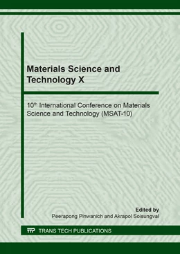 Abbildung von Pinwanich / Soisungval | Materials Science and Technology X | 1. Auflage | 2019 | Volume 798 | beck-shop.de