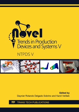 Abbildung von Delgado Sobrino / Vel?ek | Novel Trends in Production Devices and Systems V | 1. Auflage | 2019 | Volume 952 | beck-shop.de