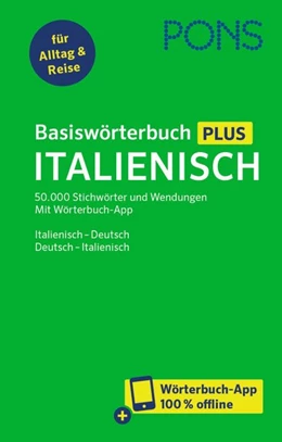 Abbildung von PONS Basiswörterbuch Plus Italienisch | 1. Auflage | 2019 | beck-shop.de