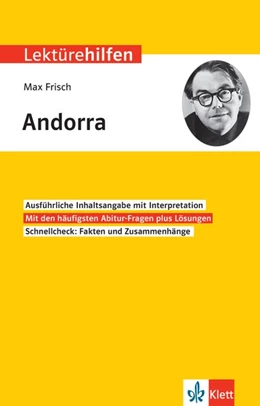 Abbildung von Lektürehilfen Max Frisch, Andorra | 1. Auflage | 2019 | beck-shop.de