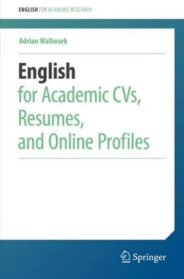 Abbildung von Wallwork | English for Academic CVs, Resumes, and Online Profiles | 1. Auflage | 2019 | beck-shop.de