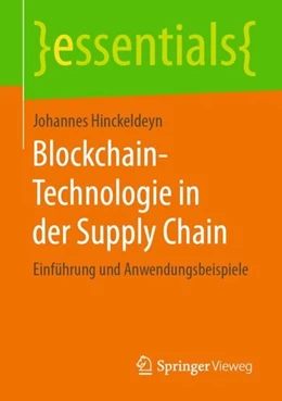 Abbildung von Hinckeldeyn | Blockchain-Technologie in der Supply Chain | 1. Auflage | 2019 | beck-shop.de