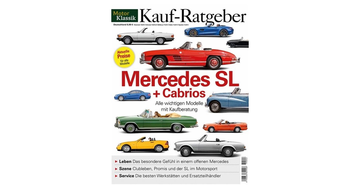 Motor Klassik Kaufratgeber Mercedes SL Cabrios 