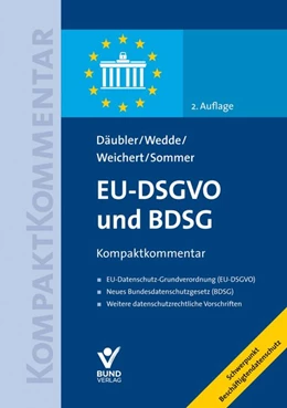 Abbildung von Däubler / Wedde | EU-DSGVO und BDSG | 2. Auflage | 2020 | beck-shop.de