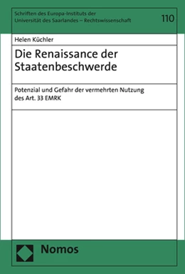 Abbildung von Küchler | Die Renaissance der Staatenbeschwerde | 1. Auflage | 2020 | 110 | beck-shop.de