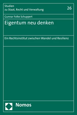 Abbildung von Schuppert | Eigentum neu denken | 1. Auflage | 2019 | 26 | beck-shop.de