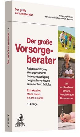 Abbildung von Der große Vorsorgeberater | 3. Auflage | 2019 | beck-shop.de