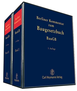 Abbildung von Schlichter / Stich | Berliner Kommentar zum Baugesetzbuch (BauGB) | 1. Auflage | 2023 | beck-shop.de