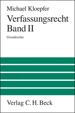 Abbildung von Kloepfer | Verfassungsrecht: Band II | 1. Auflage | 2010 | beck-shop.de