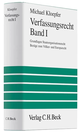 Abbildung von Kloepfer | Verfassungsrecht: Band I | 1. Auflage | 2011 | beck-shop.de