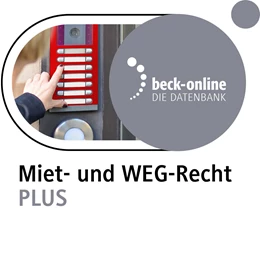 Abbildung von beck-online. Miet- und WEG-Recht PLUS | 1. Auflage | | beck-shop.de