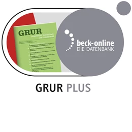 Abbildung von beck-online. GRUR PLUS | 1. Auflage | | beck-shop.de