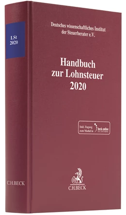 Abbildung von Handbuch zur Lohnsteuer 2020: LSt 2020 | 1. Auflage | 2020 | beck-shop.de