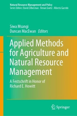 Abbildung von Msangi / MacEwan | Applied Methods for Agriculture and Natural Resource Management | 1. Auflage | 2019 | beck-shop.de
