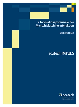 Abbildung von Acatech | Innovationspotenziale der Mensch-Maschine-Interaktion | 1. Auflage | 2016 | beck-shop.de