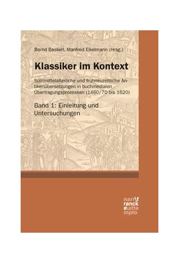 Abbildung von Bastert / Eikelmann | Klassiker im Kontext 1: Einleitung und Untersuchungen | 1. Auflage | 2024 | beck-shop.de