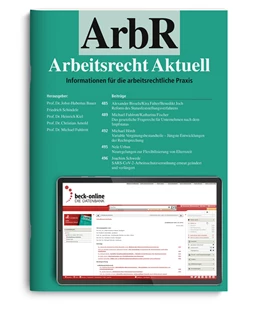 Abbildung von ArbR • Arbeitsrecht Aktuell | 10. Auflage | 2022 | beck-shop.de