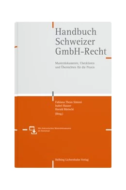 Abbildung von Theus Simoni / Hauser | Handbuch Schweizer GmbH-Recht | 1. Auflage | 2019 | beck-shop.de