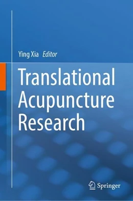 Abbildung von Xia | Translational Acupuncture Research | 1. Auflage | 2019 | beck-shop.de