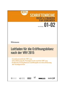 Abbildung von Hörmann | Leitfaden für die Eröffnungsbilanz nach der VRV 2015 | 1. Auflage | 2019 | beck-shop.de