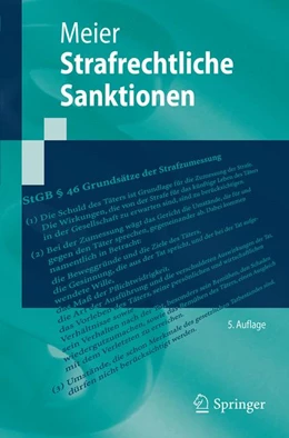 Abbildung von Meier | Strafrechtliche Sanktionen | 5. Auflage | 2019 | beck-shop.de