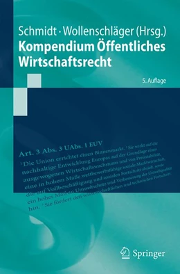 Abbildung von Schmidt / Wollenschläger | Kompendium Öffentliches Wirtschaftsrecht | 5. Auflage | 2020 | beck-shop.de