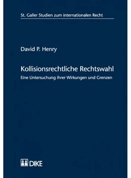 Abbildung von Henry | Kollisionsrechtliche Rechtswahl | 1. Auflage | 2009 | 40 | beck-shop.de