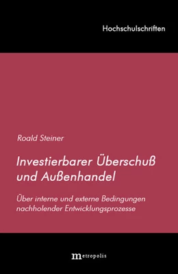 Abbildung von Steiner | Investierbarer Überschuß und Außenhandel | 1. Auflage | | 37 | beck-shop.de