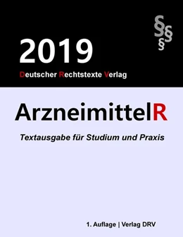 Abbildung von Drv | ArzneimittelR | 1. Auflage | 2019 | beck-shop.de