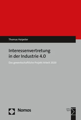 Abbildung von Haipeter | Interessenvertretung in der Industrie 4.0 | 1. Auflage | 2019 | beck-shop.de
