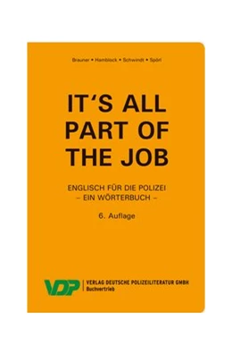 Abbildung von Brauner / Hamblock | It's all part of the job - Ein Wörterbuch | 6. Auflage | 2019 | beck-shop.de