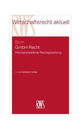 Abbildung von Born | GmbH-Recht | 2. Auflage | 2020 | beck-shop.de