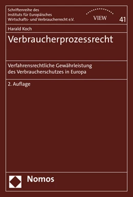 Abbildung von Koch | Verbraucherprozessrecht | 2. Auflage | 2019 | 41 | beck-shop.de