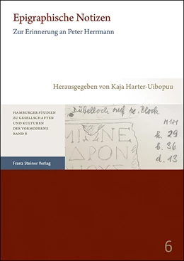 Abbildung von Harter-Uibopuu | Epigraphische Notizen | 1. Auflage | 2019 | 6 | beck-shop.de