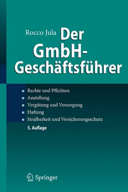 Abbildung von Jula | Der GmbH-Geschäftsführer | 5. Auflage | 2019 | beck-shop.de
