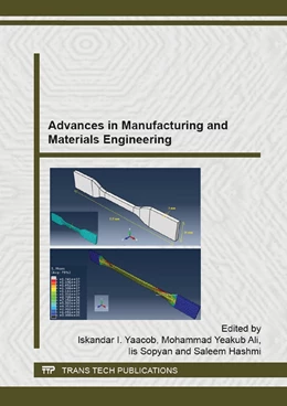 Abbildung von Yaacob / Mohammad | Advances in Manufacturing and Materials Engineering | 1. Auflage | 2015 | beck-shop.de