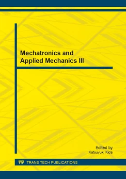 Abbildung von Kida | Mechatronics and Applied Mechanics III | 1. Auflage | 2014 | Volume 532 | beck-shop.de