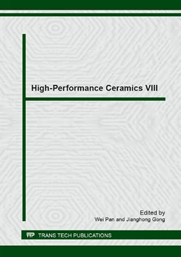 Abbildung von Pan / Gong | High-Performance Ceramics VIII | 1. Auflage | 2014 | Volumes 602-603 | beck-shop.de