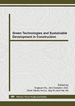 Abbildung von Wu / Jibril | Green Technologies and Sustainable Development in Construction | 1. Auflage | 2014 | beck-shop.de