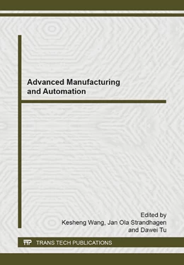 Abbildung von Wang / Strandhagen | Advanced Manufacturing and Automation | 1. Auflage | 2014 | beck-shop.de