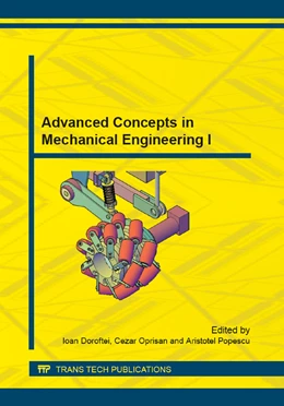 Abbildung von Doroftei / Oprisan | Advanced Concepts in Mechanical Engineering I | 1. Auflage | 2014 | beck-shop.de