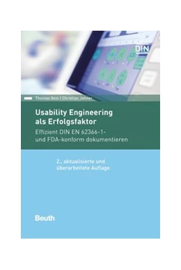 Abbildung von Geis / Johner | Usability Engineering als Erfolgsfaktor | 2. Auflage | 2020 | beck-shop.de
