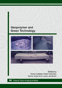 Abbildung von Al Bakri Abdullah / Yahya | Geopolymer and Green Technology | 1. Auflage | 2016 | Volume 673 | beck-shop.de