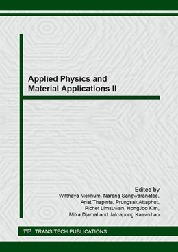 Abbildung von Mekhum / Sangwaranatee | Applied Physics and Material Applications II | 1. Auflage | 2016 | beck-shop.de
