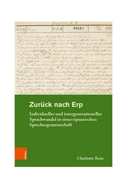 Abbildung von Rein | Zurück nach Erp | 1. Auflage | 2020 | beck-shop.de