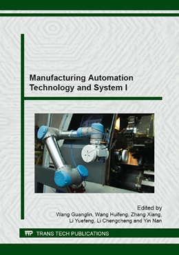 Abbildung von Wang / Zhang | Manufacturing Automation Technology and System I | 1. Auflage | 2014 | beck-shop.de