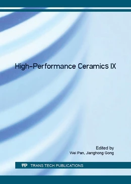 Abbildung von Pan / Gong | High-Performance Ceramics IX | 1. Auflage | 2016 | beck-shop.de